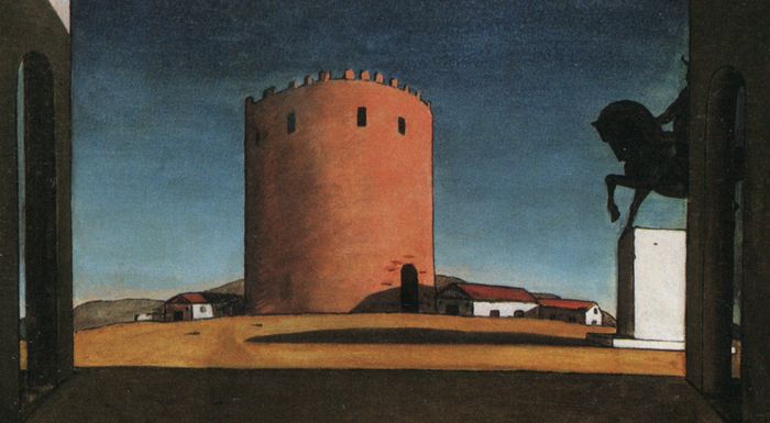 Chirico_Czerwona_Wieza.jpg